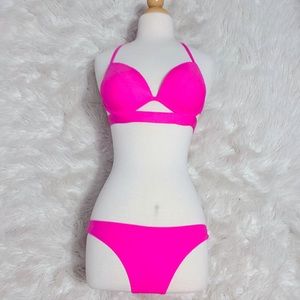 Hot pink Victoria Secret Bikini sexy straps 34C/M
